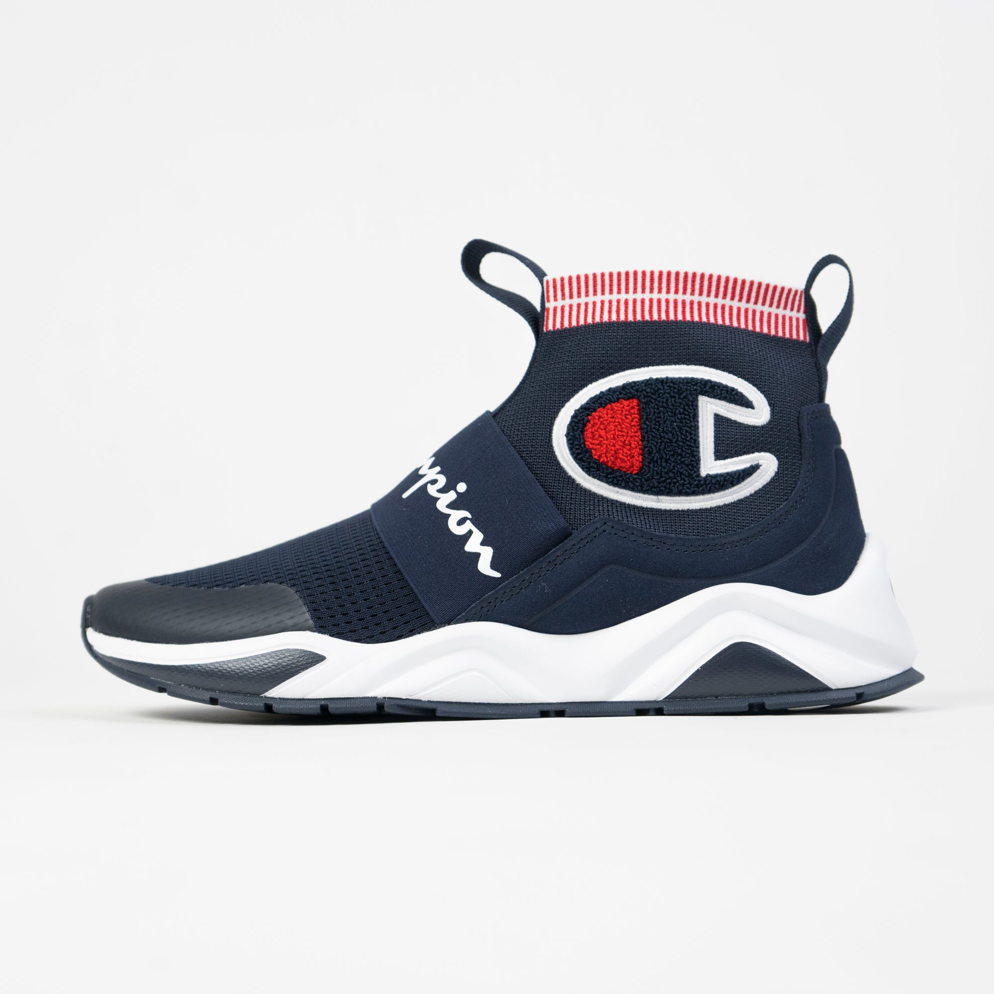 Champion men's rally pro shop navy & white shoes