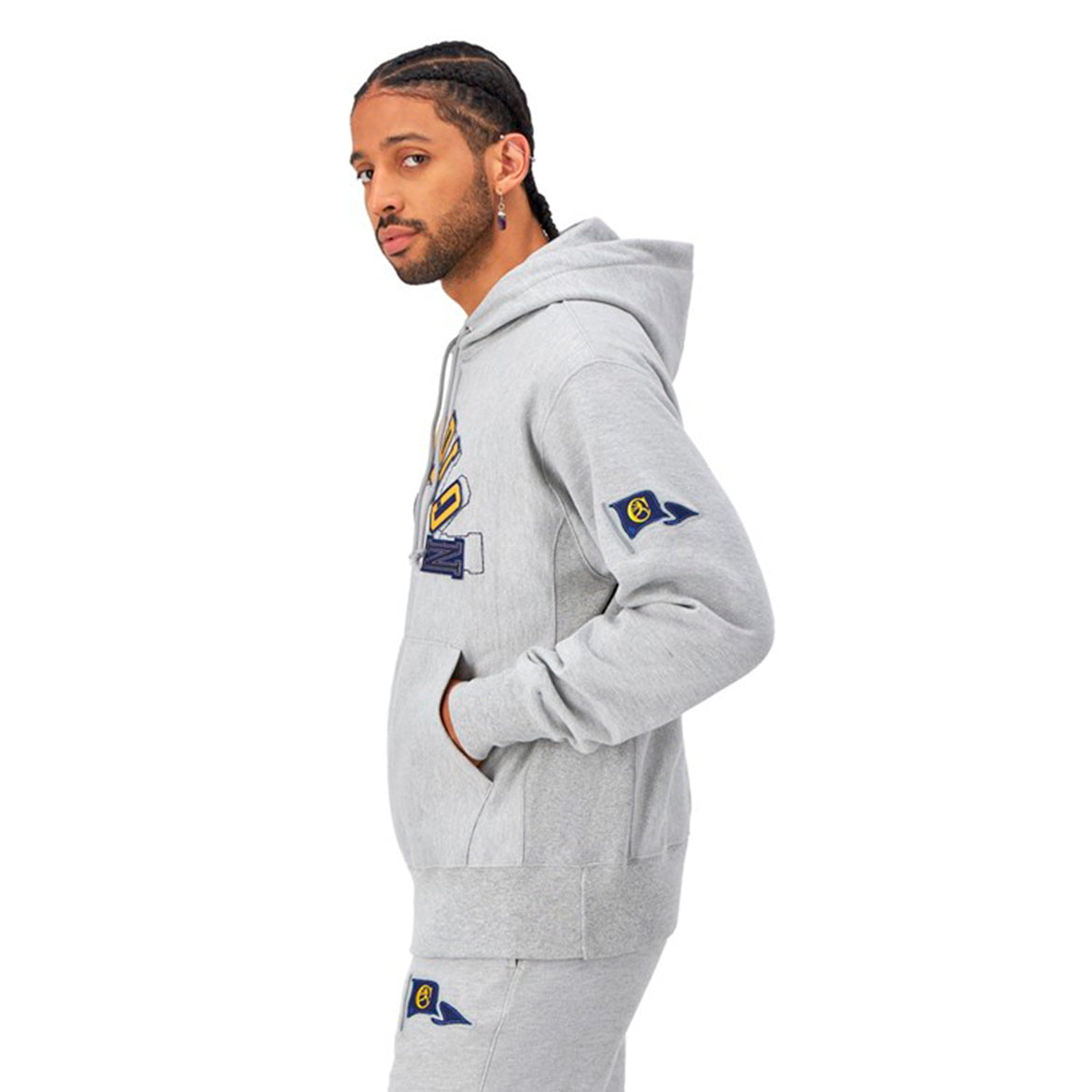 Champion sweater grijs que significa hotsell